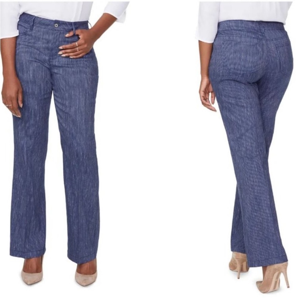 NYDJ Curve Straight Leg Jeans in Classic Blue